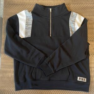 Victorias Secret PINK Quarter zip sweatshirt